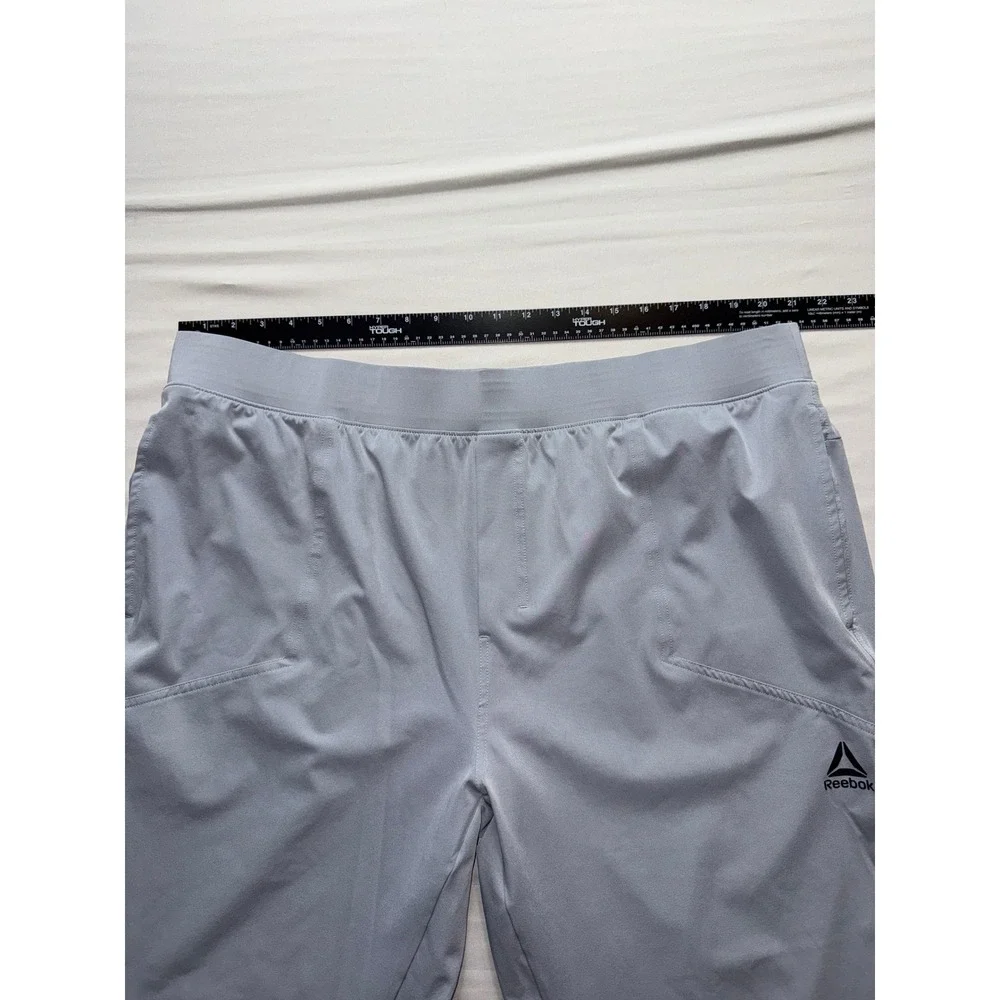 Reebok Mens Light Gray Performance Jogger Pants 3XL REM233PA08 Athletic Training